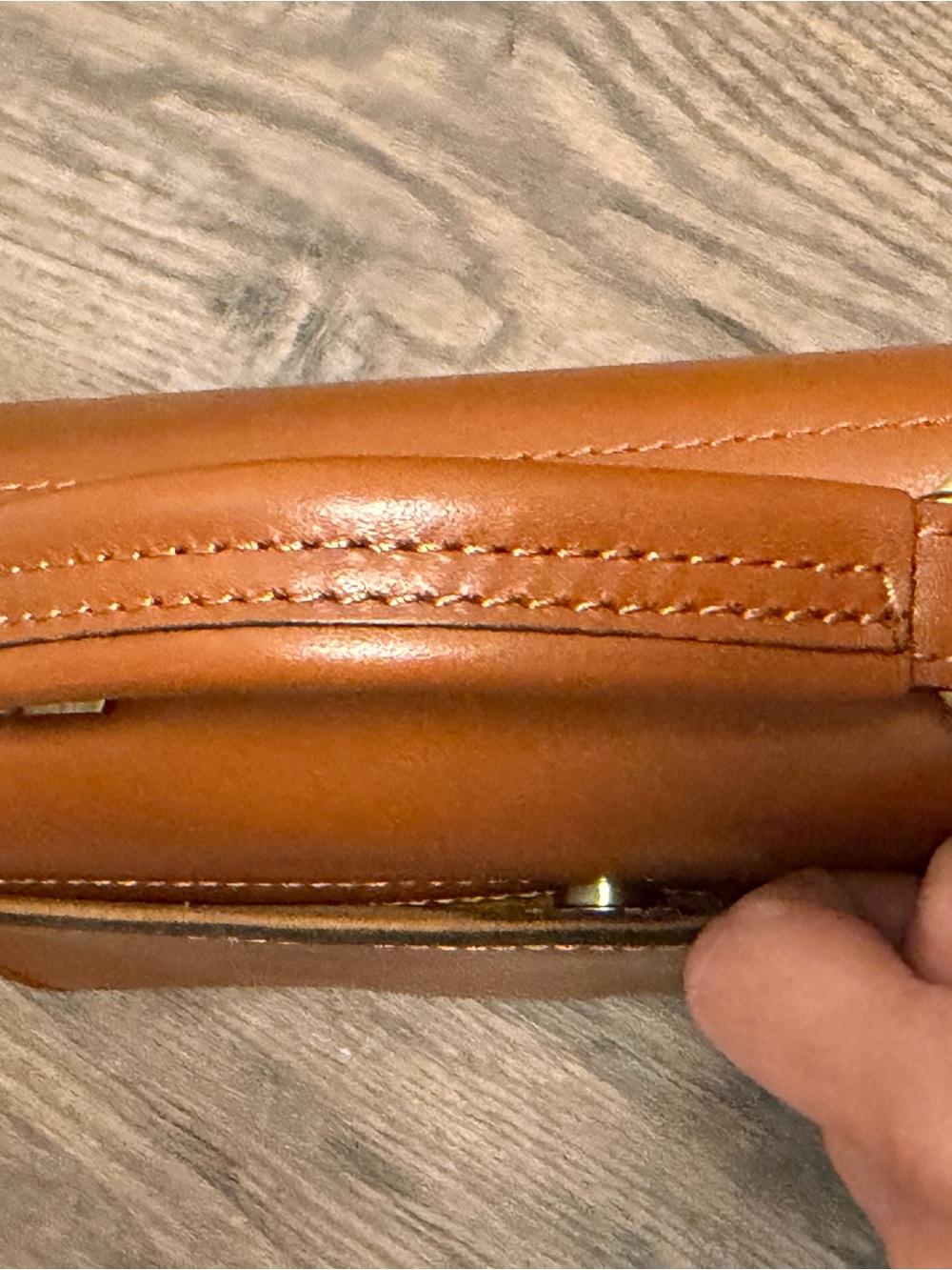 Patricia Nash Tan Floral Embossed Leather Satchel - Picture 6 of 8
